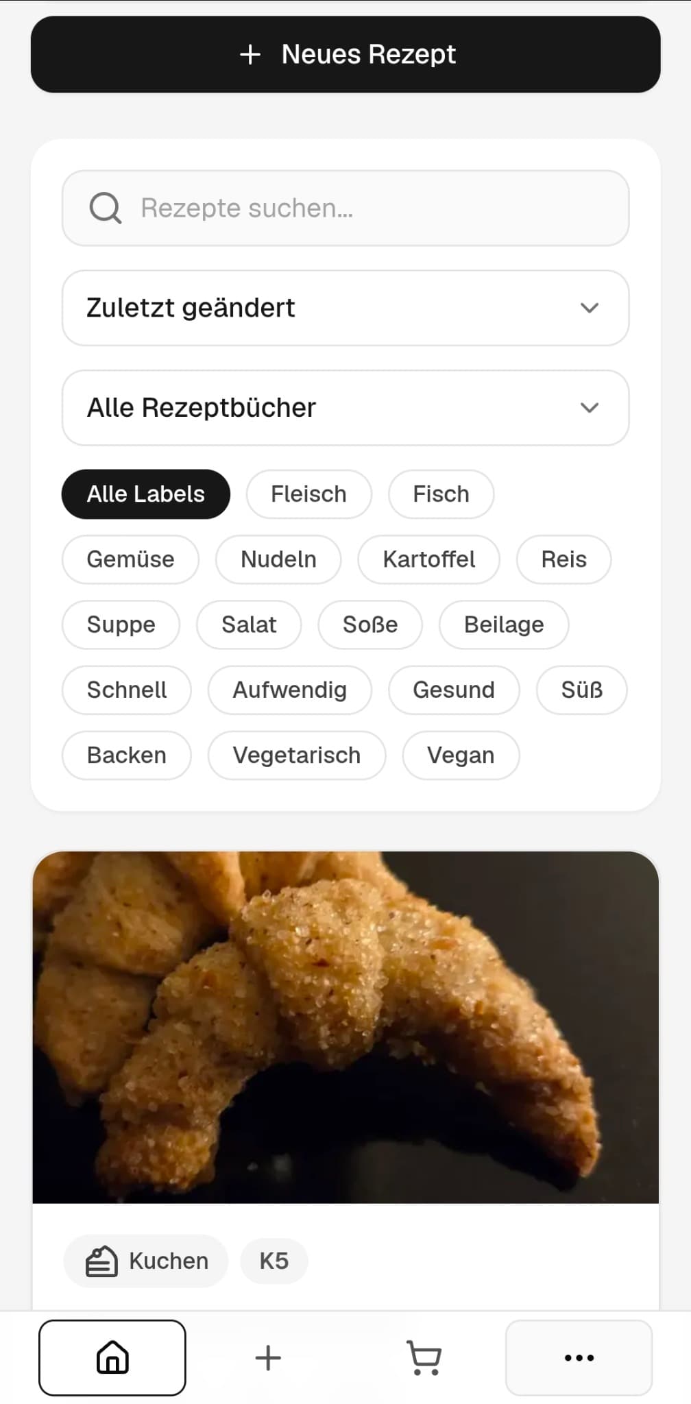 TopfPilot Dashboard auf dem Smartphone